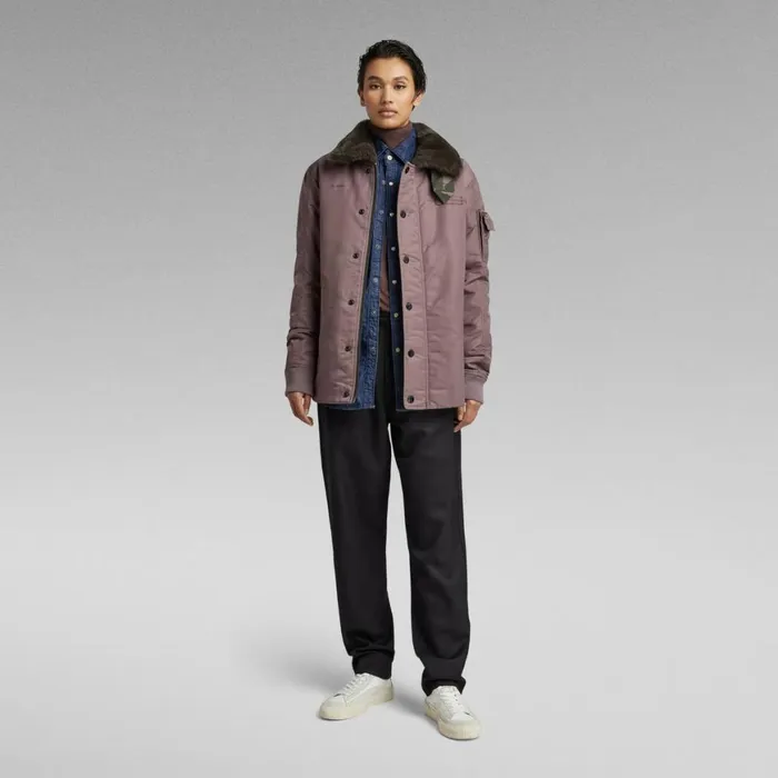 Winter Coats MenWomen GStar RAW Unisex Field Liner Jacket Dark Taupe Fungi