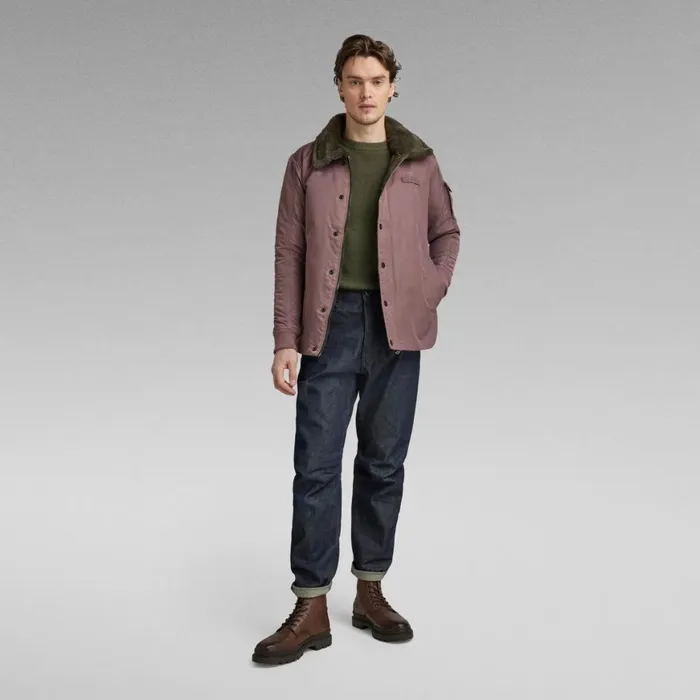 Winter Coats MenWomen GStar RAW Unisex Field Liner Jacket Dark Taupe Fungi
