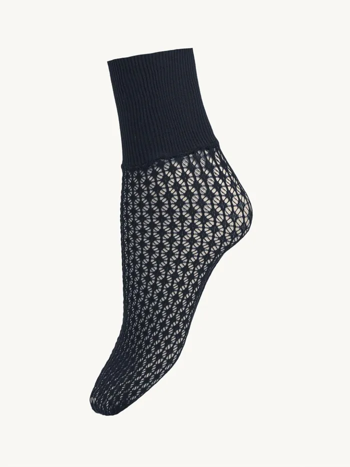 Wolford Annelle Socks Navy Women Socks
