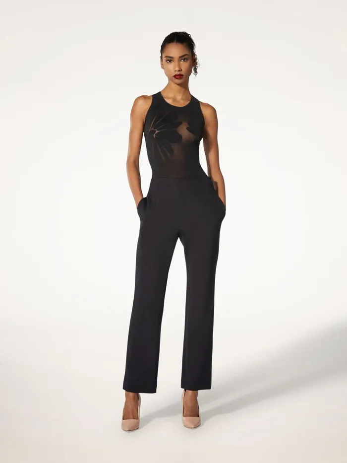 Wolford Body Tattoo String Body Blackblack Women String Bodies