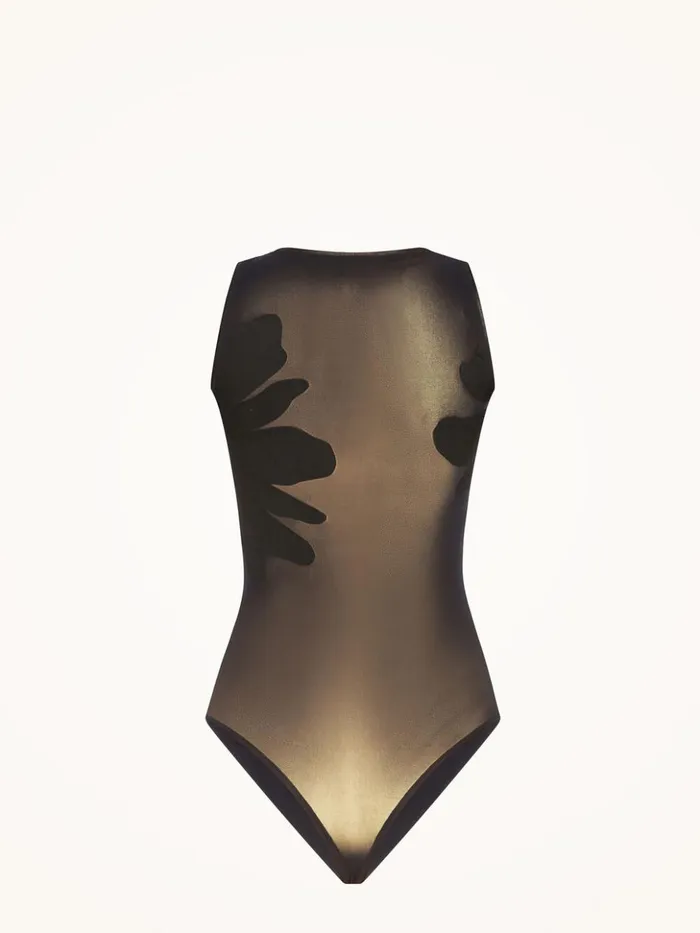 Wolford Body Tattoo String Body Blackblack Women String Bodies