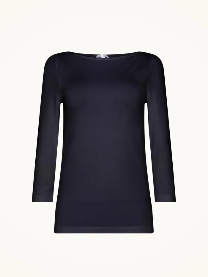 Wolford Cordoba Top Long Sleeves Deep Night Women Longsleeved Tops
