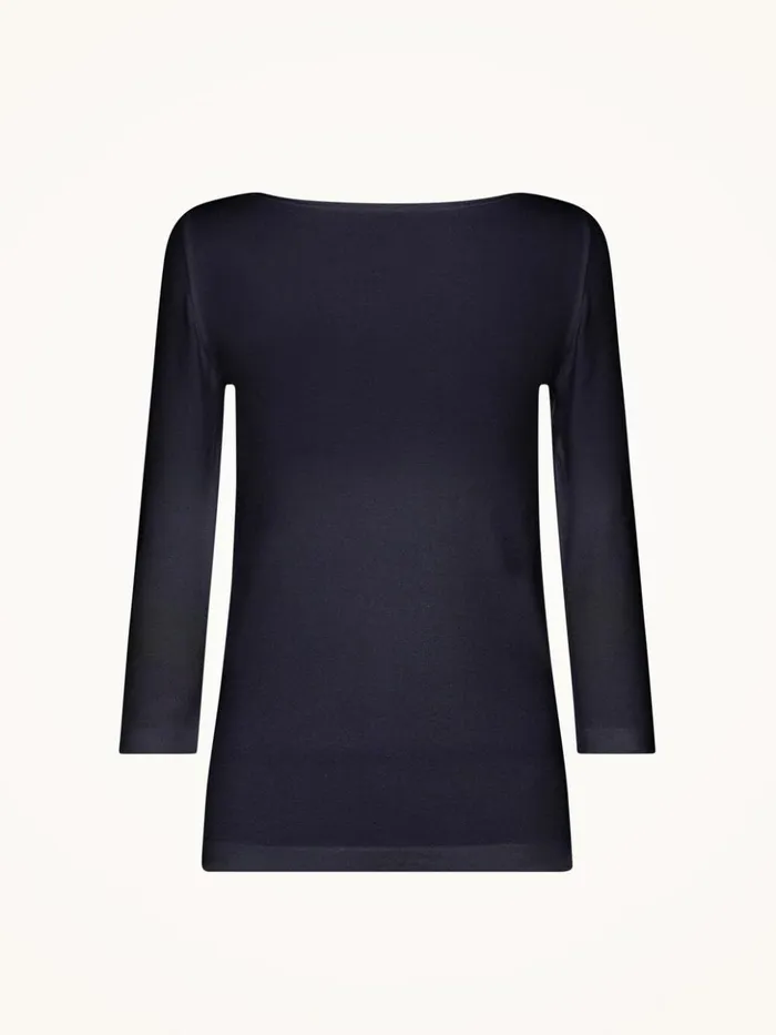 Wolford Cordoba Top Long Sleeves Deep Night Women Longsleeved Tops