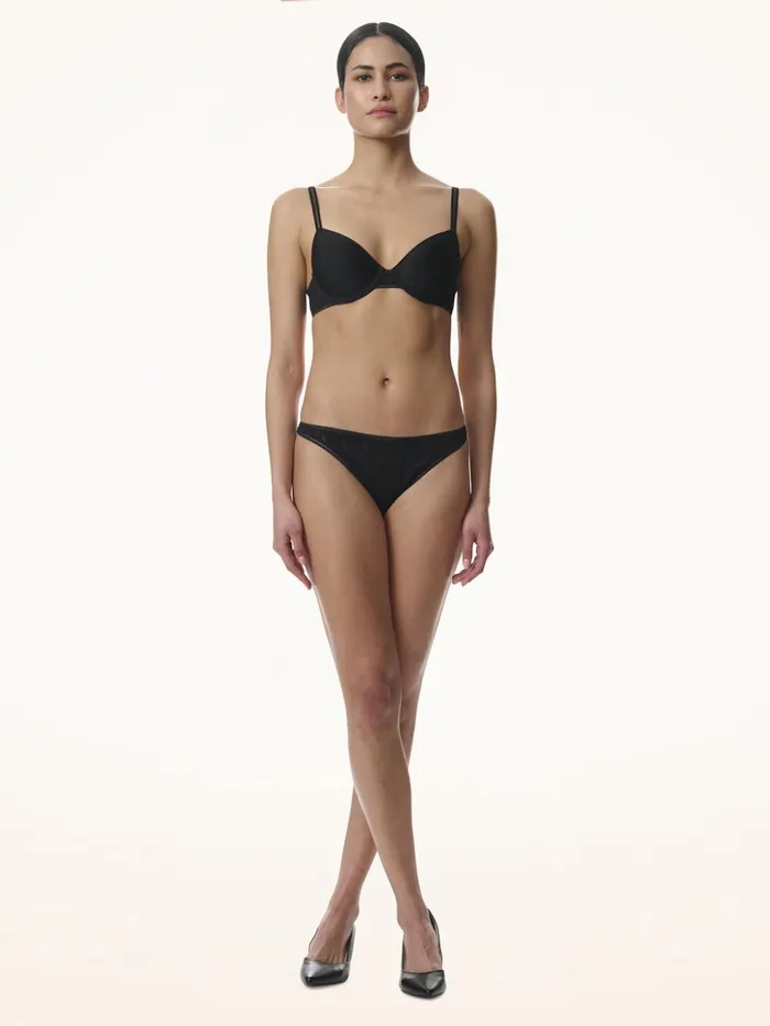 Wolford Net Logo String Black Women Panties
