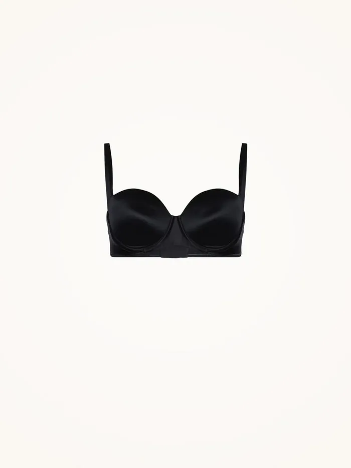 Wolford Sheer Touch Bandeau Bra Black Women Bras and Bottoms Wolford Sheer Touch Bandeau Bra Black Women Bras and Bottoms