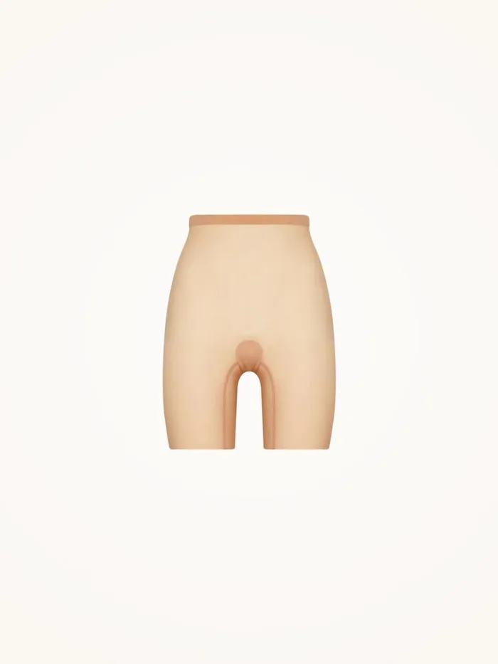 Wolford Tulle Control Shorts Nude Women Bras and Bottoms Wolford Tulle Control Shorts Nude Women Bras and Bottoms