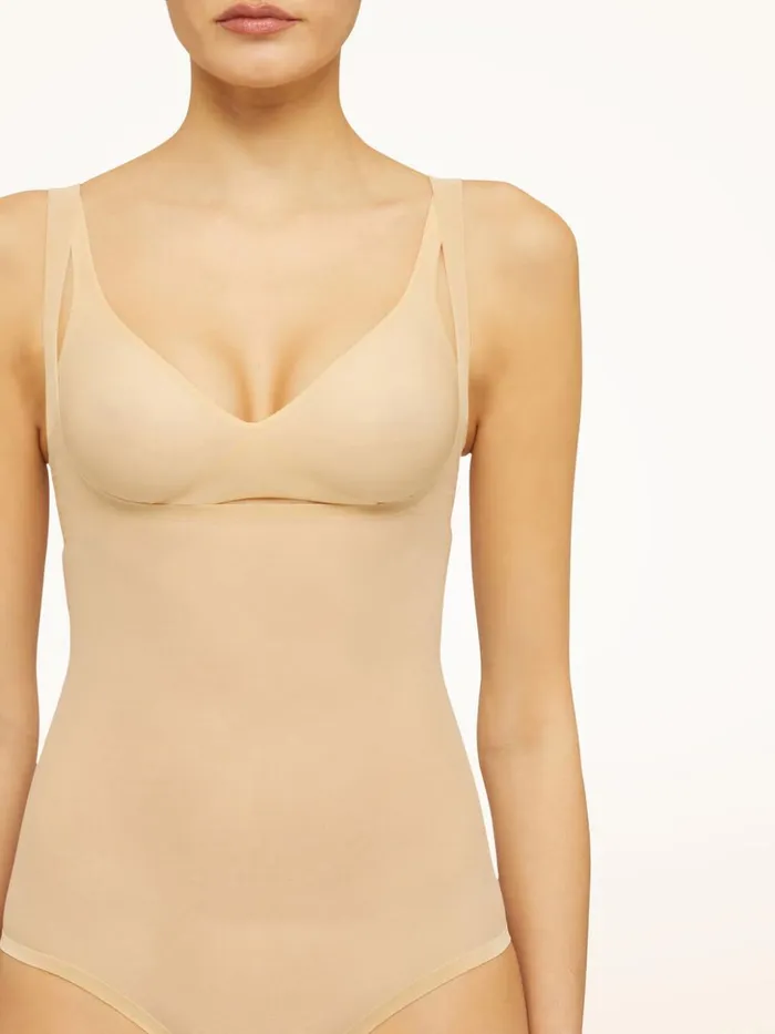 Wolford Tulle Forming Body Nude Women Bodies and Dresses