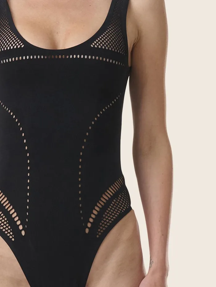 Wolford Zone Beach Body Black Women Onepiece Swimsuits