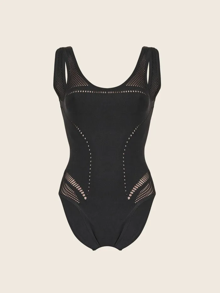 Wolford Zone Beach Body Black Women Onepiece Swimsuits