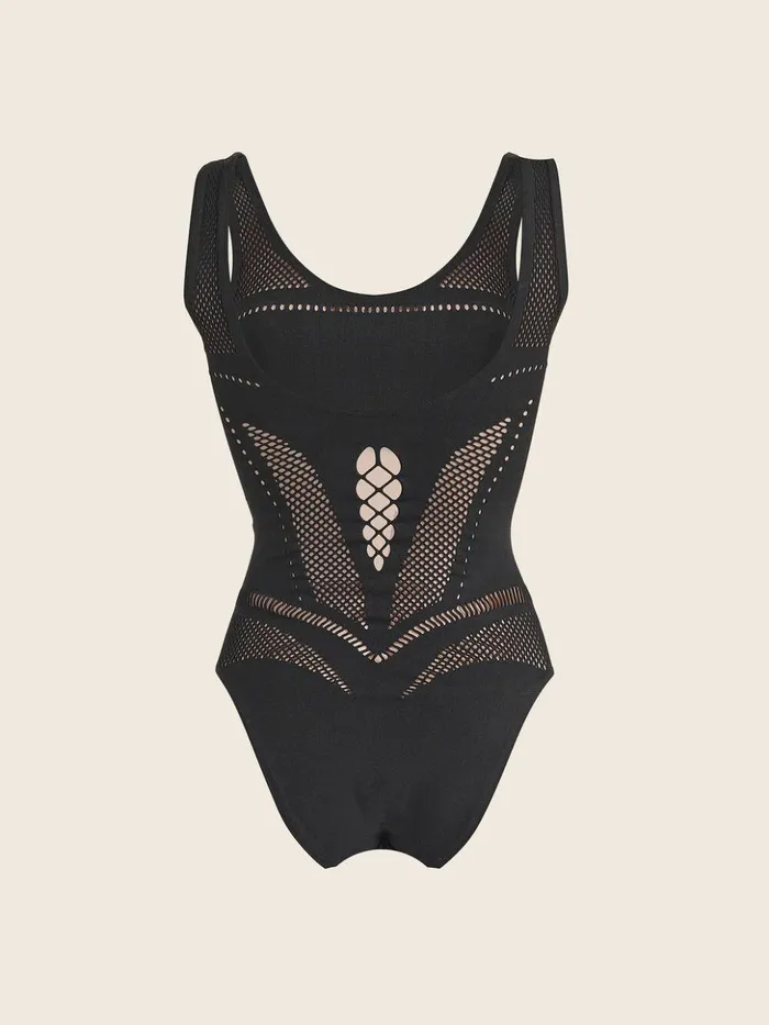 Wolford Zone Beach Body Black Women Onepiece Swimsuits