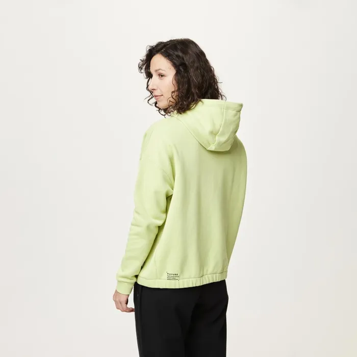 Woman PEAR ZIP HOODIE Picture Organic Clothing Sweats and Hoodies