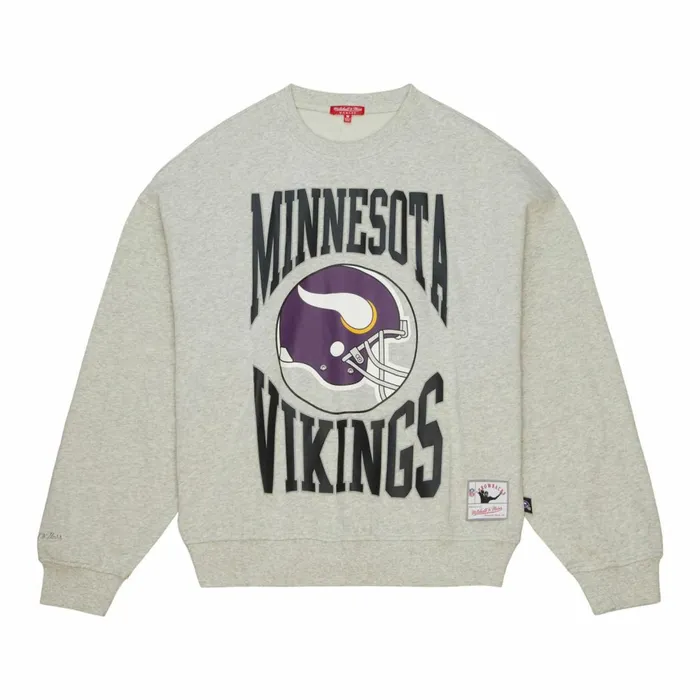 Women039s Hoodies and Sweatshirts Mitchell and Ness Women039s Logo Lightweight Crew 30 Minnesota Vikings Women039s Hoodies and Sweatshirts Mitchell and Ness Women039s Logo Lightweight Crew 30 Minnesota Vikings