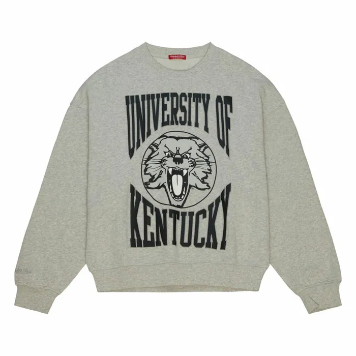 Women039s Hoodies and Sweatshirts Mitchell and Ness Women039s Logo Lightweight Crew 30 University Of Kentucky Women039s Hoodies and Sweatshirts Mitchell and Ness Women039s Logo Lightweight Crew 30 University Of Kentucky