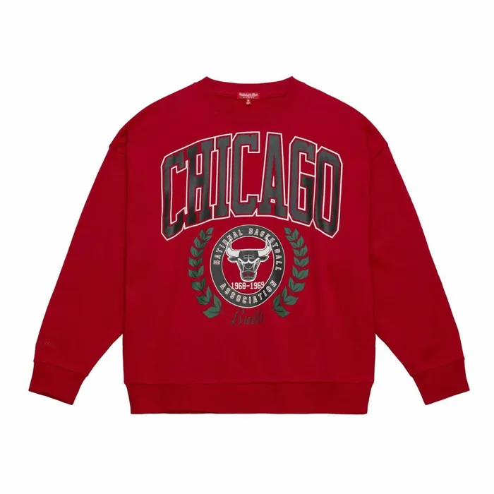 Women039s Hoodies and Sweatshirts Mitchell and Ness Womens Logo Lt Crew 20 Chicago Bulls Women039s Hoodies and Sweatshirts Mitchell and Ness Womens Logo Lt Crew 20 Chicago Bulls
