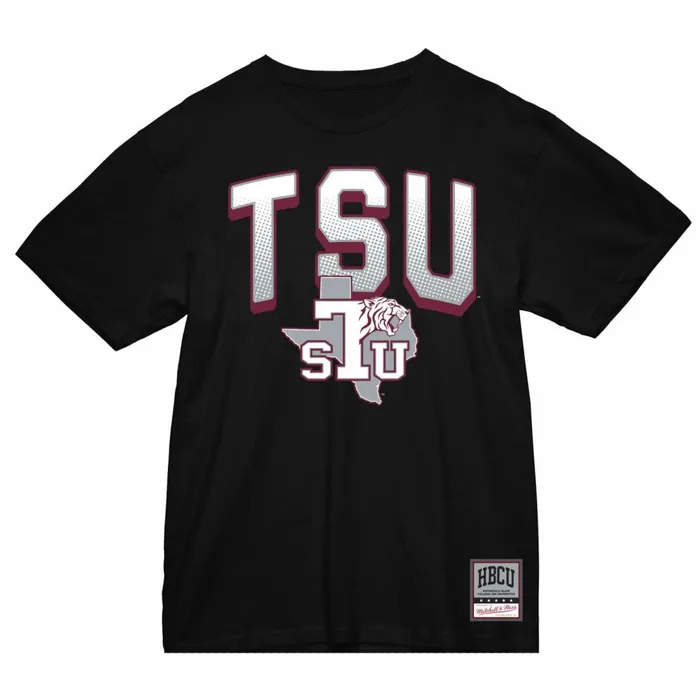 Women039s TShirts and Tops Mitchell and Ness Women039s Halftime Tee Texas Southern University Women039s TShirts and Tops Mitchell and Ness Women039s Halftime Tee Texas Southern University