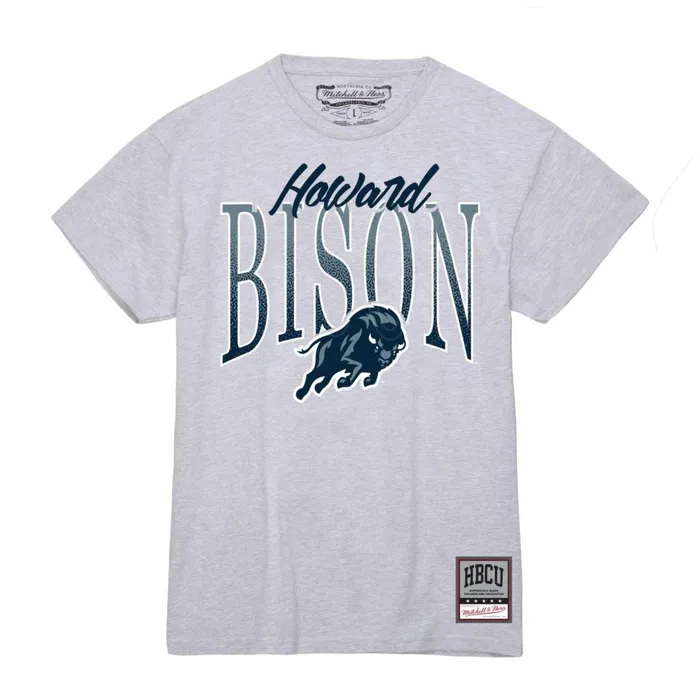 Women039s TShirts and Tops Mitchell and Ness Women039s Script Arc Tee Howard University Women039s TShirts and Tops Mitchell and Ness Women039s Script Arc Tee Howard University