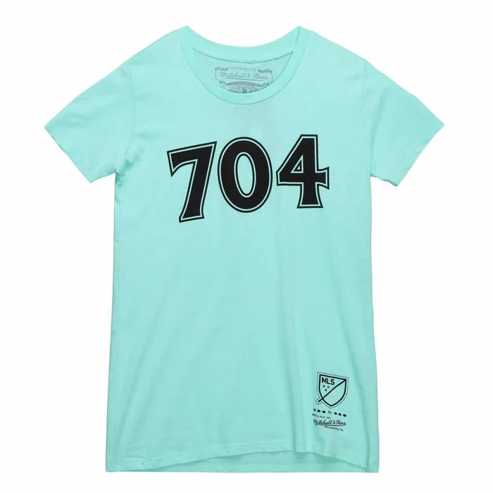 Women039s TShirts and Tops Mitchell and Ness Womens Minted Area Code Tee Charlotte FC Women039s TShirts and Tops Mitchell and Ness Womens Minted Area Code Tee Charlotte FC