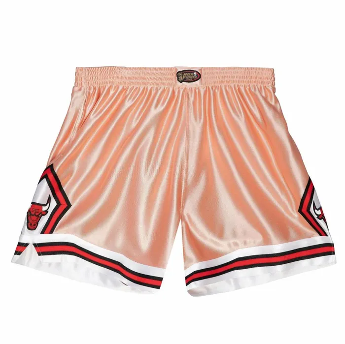 Women039s Womens Mitchell and Ness Womens 75th Anniversary Rose Gold Shorts Chicago Bulls Women039s Womens Mitchell and Ness Womens 75th Anniversary Rose Gold Shorts Chicago Bulls