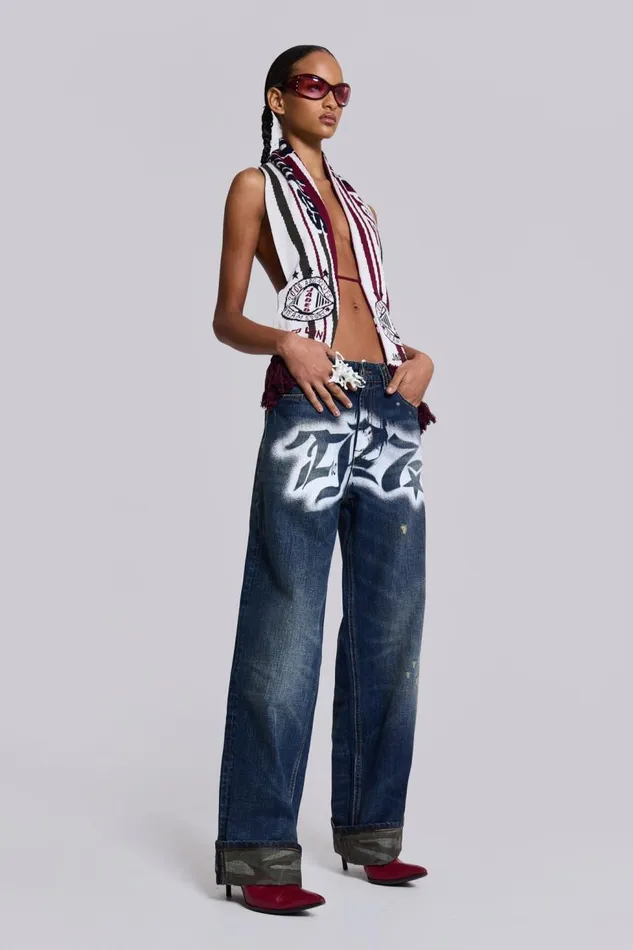 Women 2K LDN Sonic Jeans Jaded London Baggy Jeans
