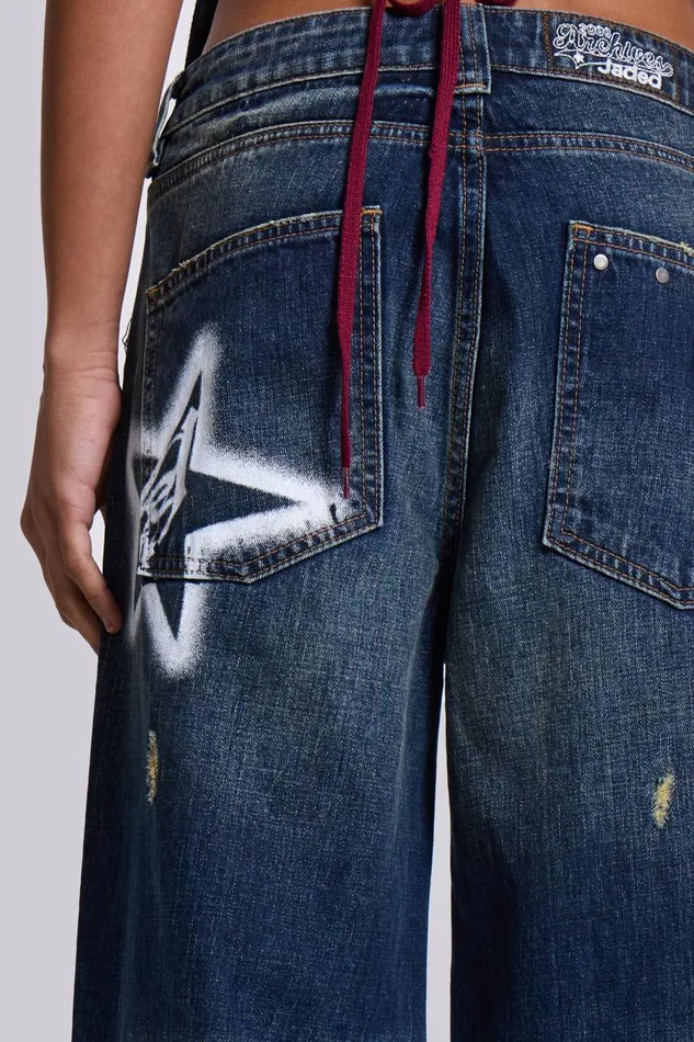 Women 2K LDN Sonic Jeans Jaded London Baggy Jeans