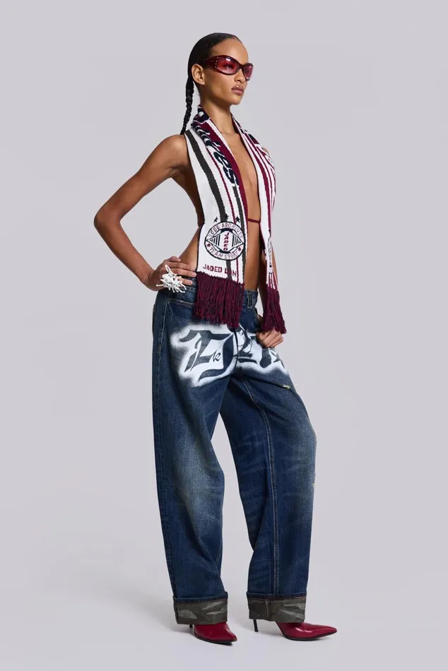 Women 2K LDN Sonic Jeans Jaded London Baggy Jeans