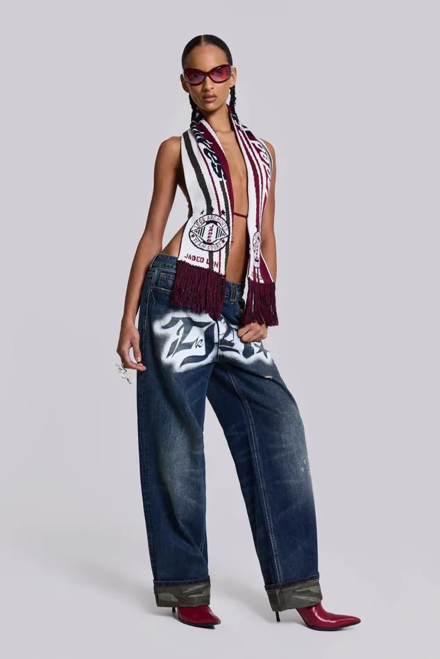 Women 2K LDN Sonic Jeans Jaded London Baggy Jeans