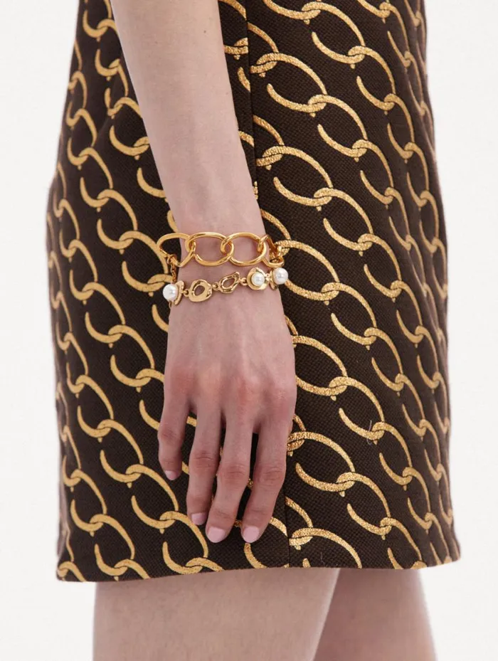 Women Abstract O Pearl Bracelet Pearl Oscar De La Renta Bracelets