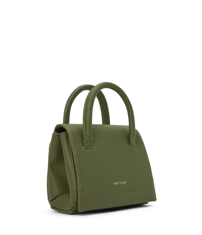 Women Adel Micro Vegan Satchel 8211 Purity Meadow Matt and Nat Satchels