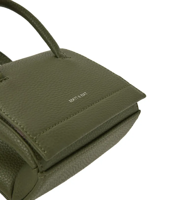 Women Adel Micro Vegan Satchel 8211 Purity Meadow Matt and Nat Satchels