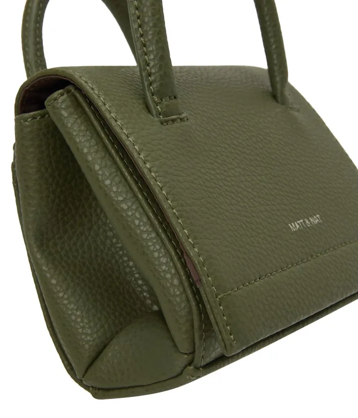 Women Adel Micro Vegan Satchel 8211 Purity Meadow Matt and Nat Satchels
