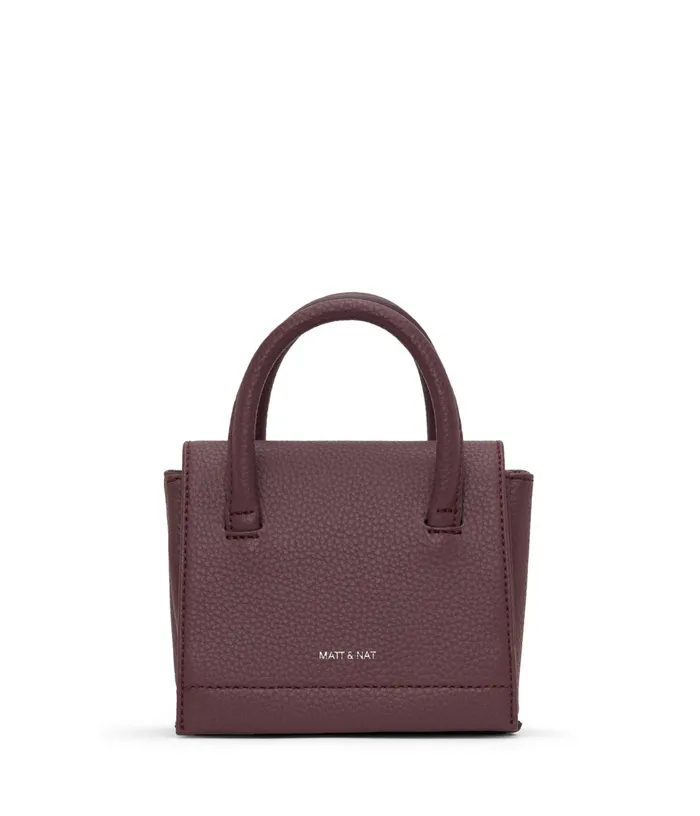 Women Adel Micro Vegan Satchel 8211 Purity Moon Matt and Nat Satchels