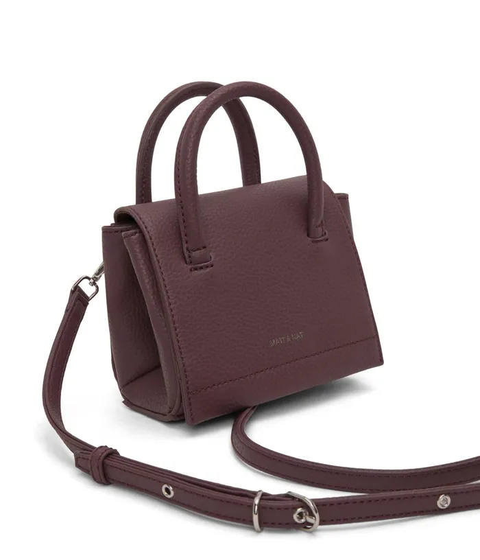 Women Adel Micro Vegan Satchel 8211 Purity Moon Matt and Nat Satchels