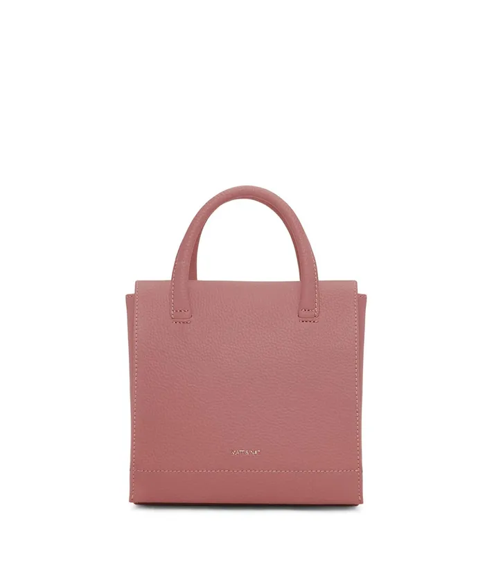 Women Adelsm Small Vegan Satchel 8211 Purity Rose Matt and Nat Satchels