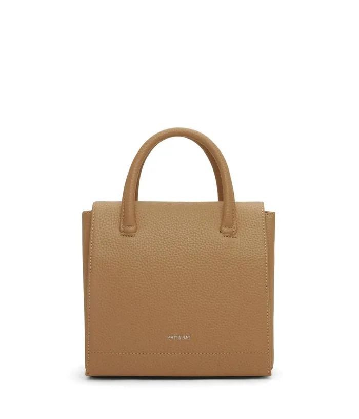 Women Adelsm Small Vegan Satchel 8211 Purity Scone Matt and Nat Satchels