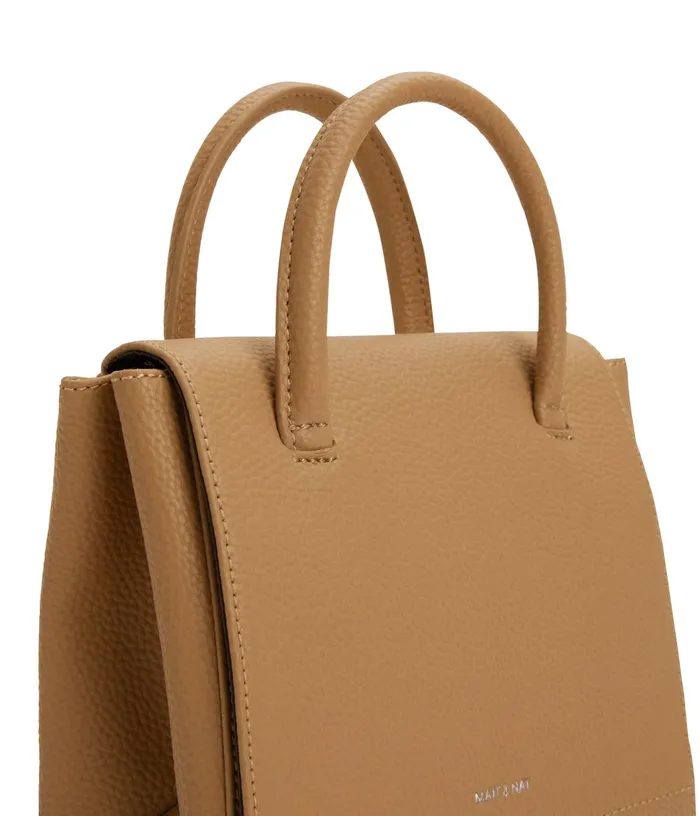 Women Adelsm Small Vegan Satchel 8211 Purity Scone Matt and Nat Satchels