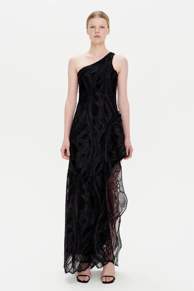 Women Agatha Gown Black Jonathan Simkhai Dresses and Jumpsuits