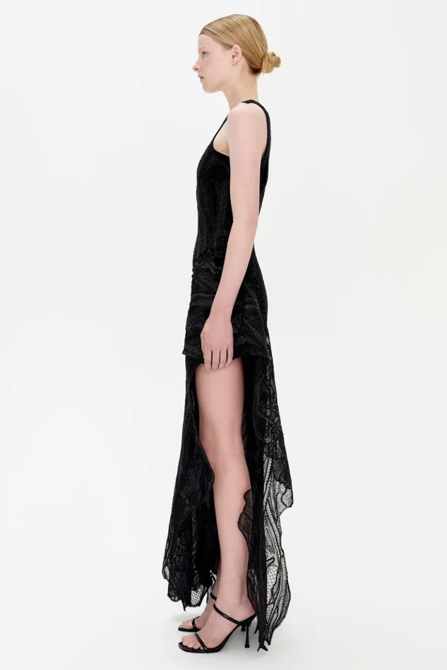 Women Agatha Gown Black Jonathan Simkhai Dresses and Jumpsuits