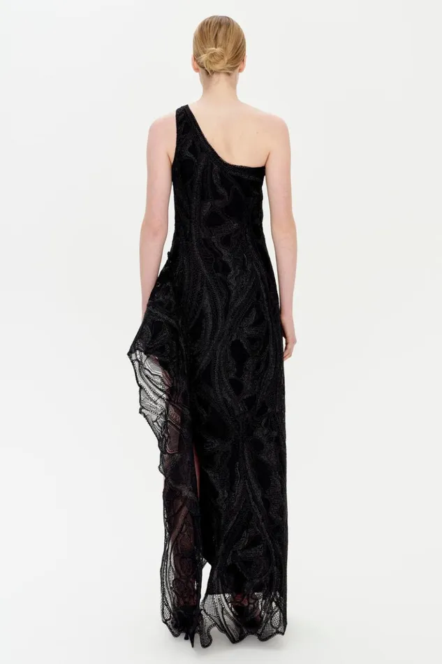 Women Agatha Gown Black Jonathan Simkhai Dresses and Jumpsuits
