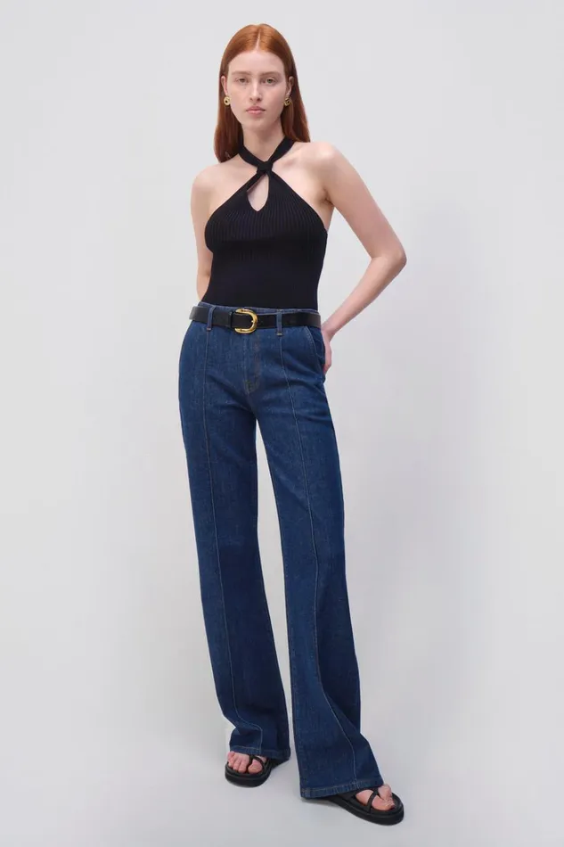 Women Andrea Top Black Jonathan Simkhai Knitwear