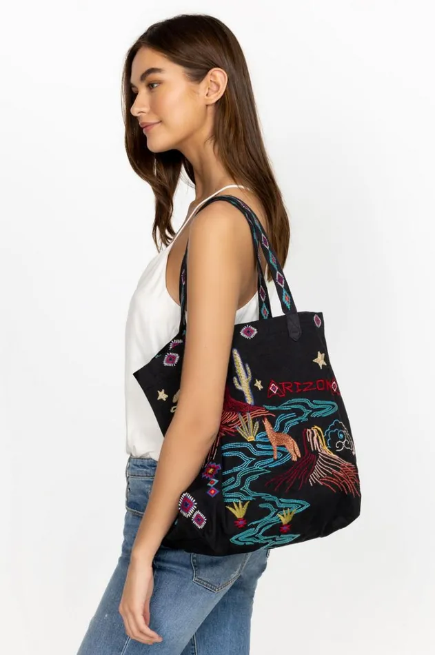 Women Arizona Everyday Tote Black Johnny Was Handbags Women Arizona Everyday Tote Black Johnny Was Handbags