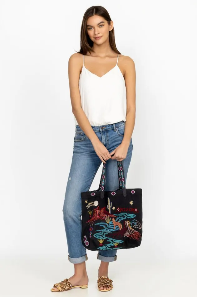 Women Arizona Everyday Tote Black Johnny Was Handbags Women Arizona Everyday Tote Black Johnny Was Handbags