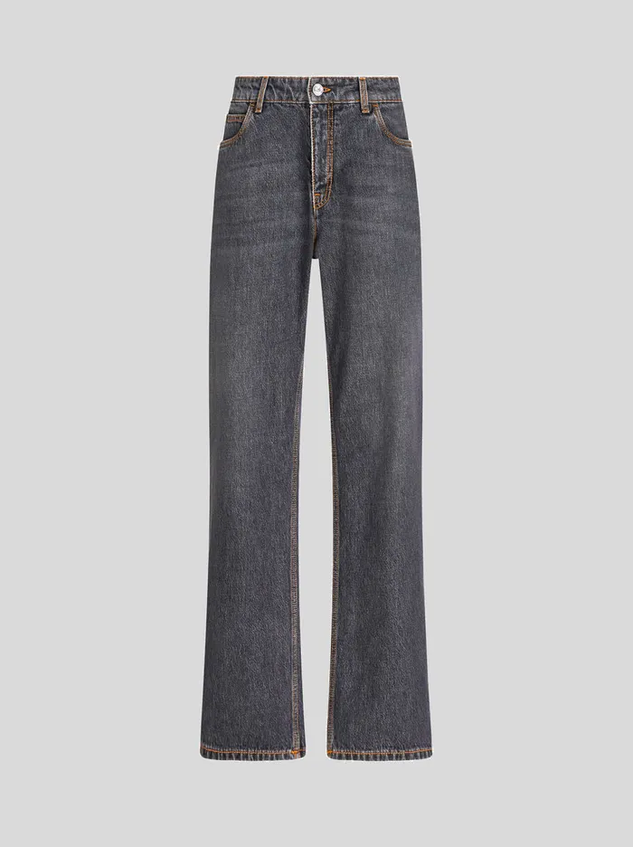 Women Baggy Jeans Etro Trousers