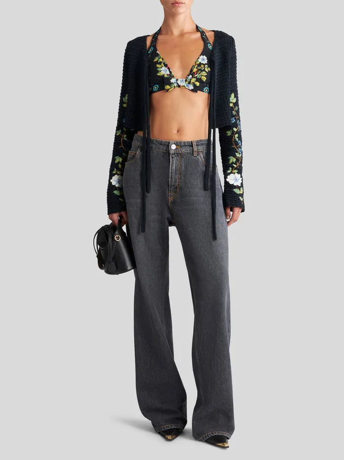 Women Baggy Jeans Etro Trousers
