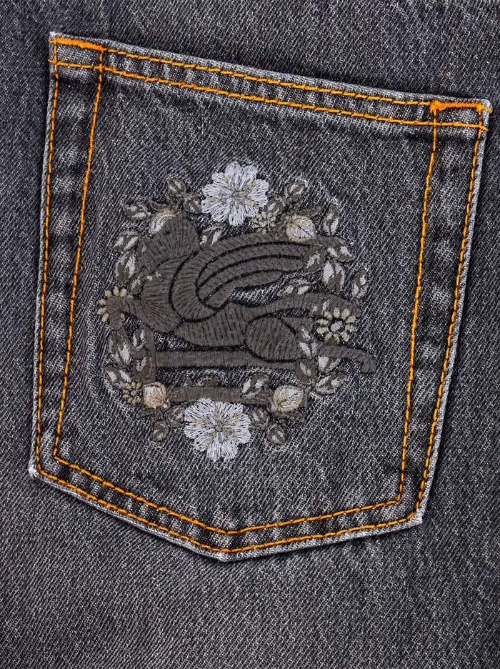 Women Baggy Jeans Etro Trousers