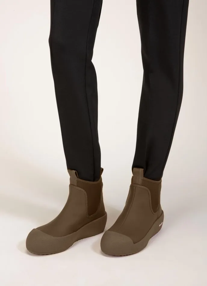 Women Bally Boots Gadey 8211 Leather Boots In Moss Green