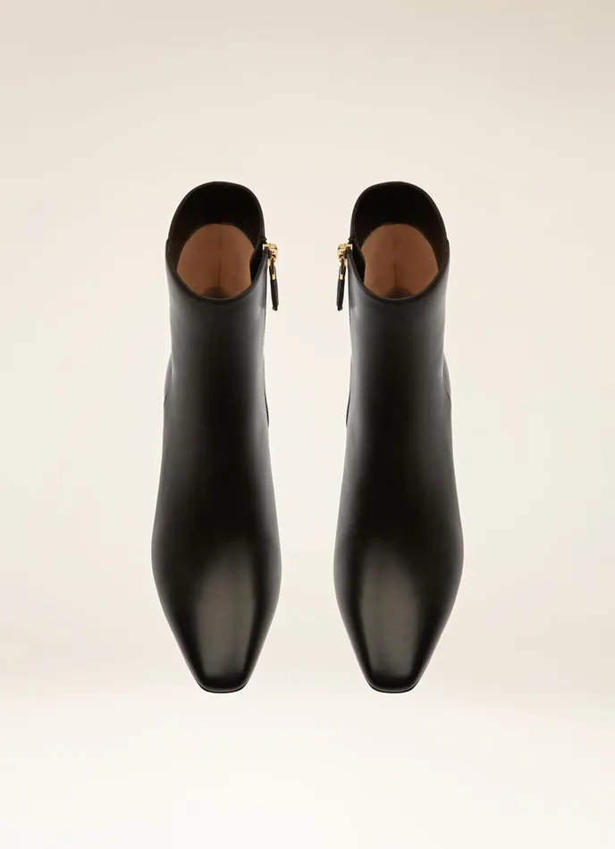 Women Bally Boots Glenda 8211 Leather Boots In Black