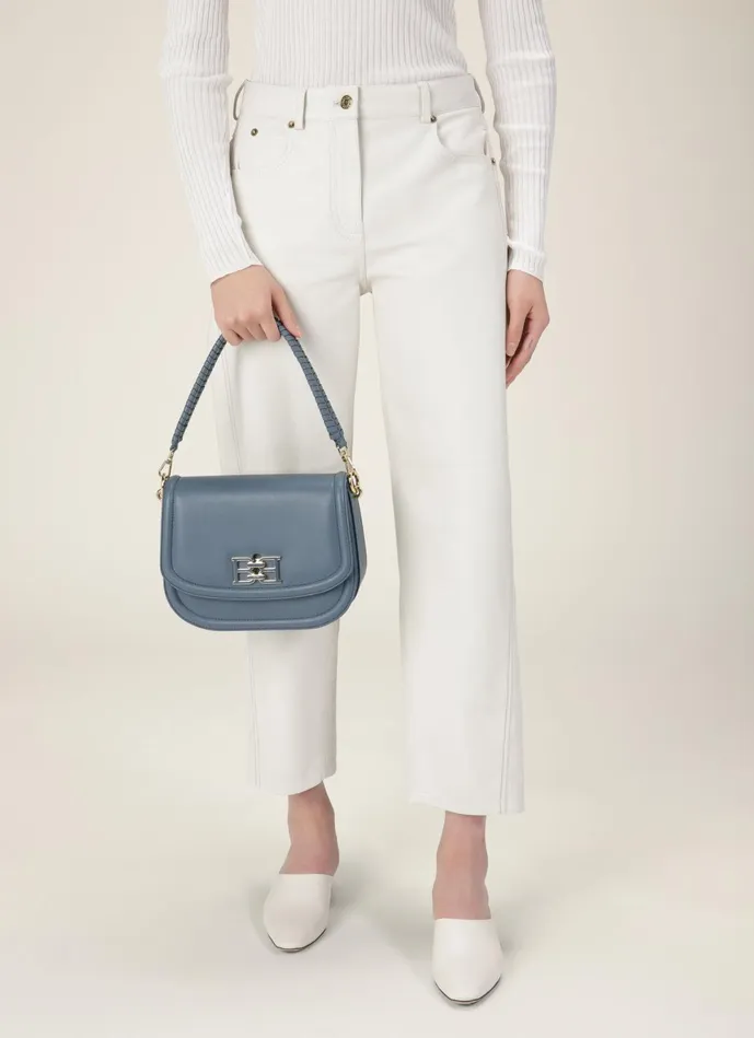 Women Bally Crossbody Bags Beckie 8211 Leather CrossBody Bag In Blue