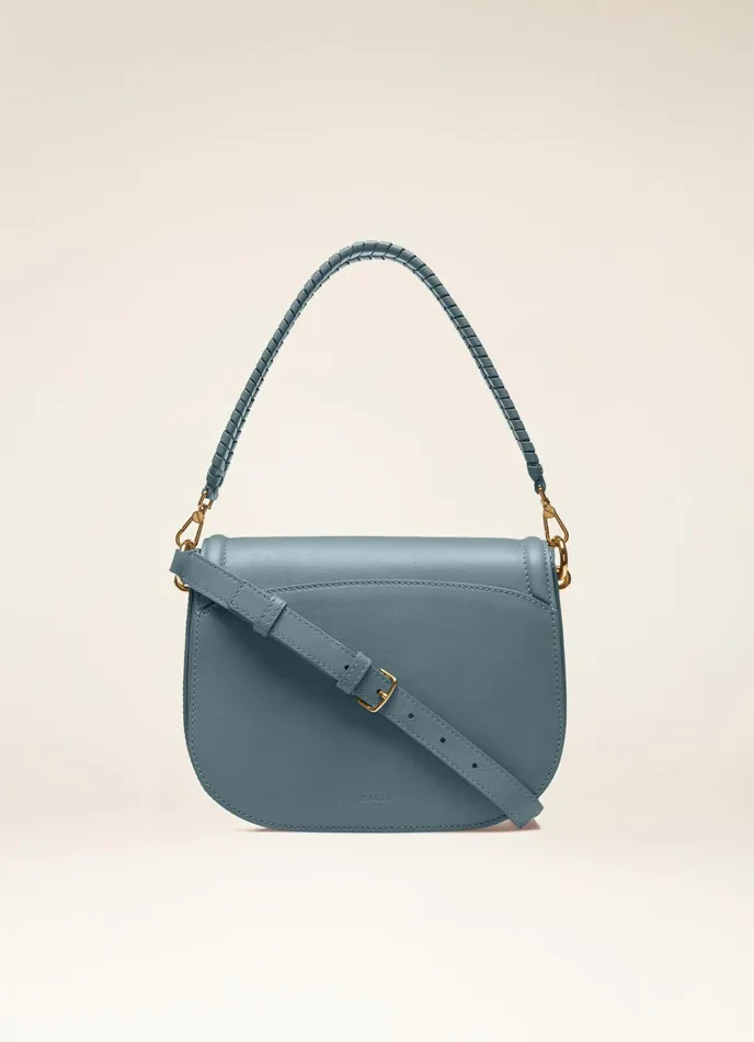 Women Bally Crossbody Bags Beckie 8211 Leather CrossBody Bag In Blue