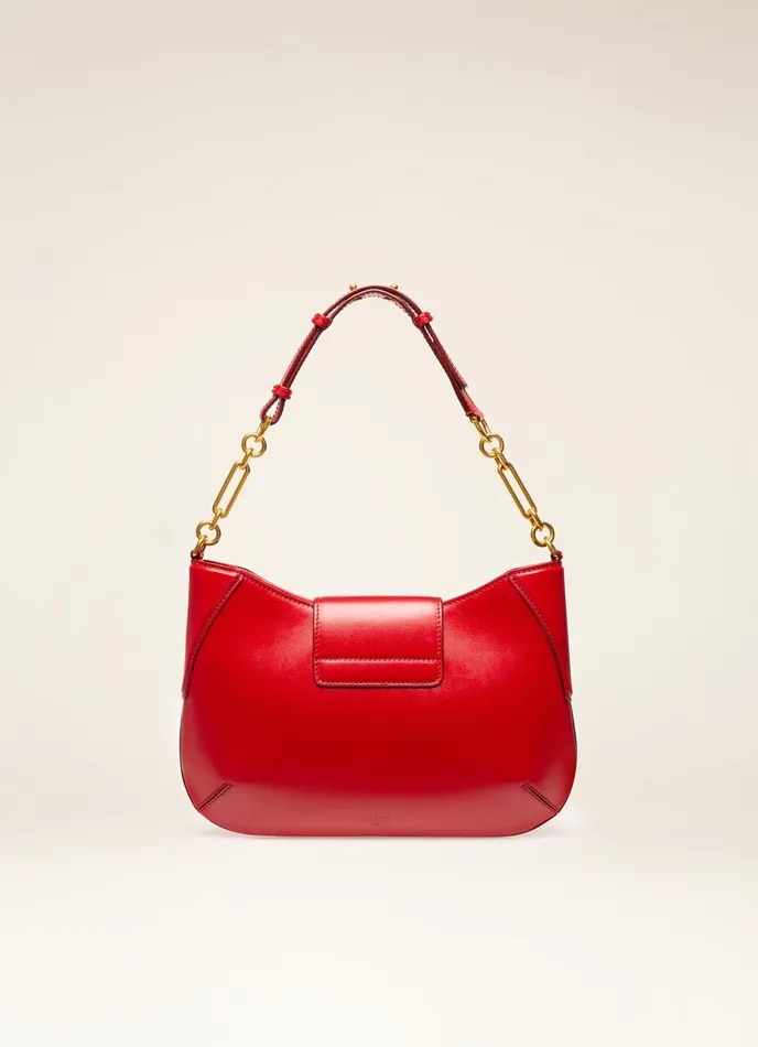 Women Bally Shoulder Bags Breanne 8211 Leather Shoulder Bag In Red
