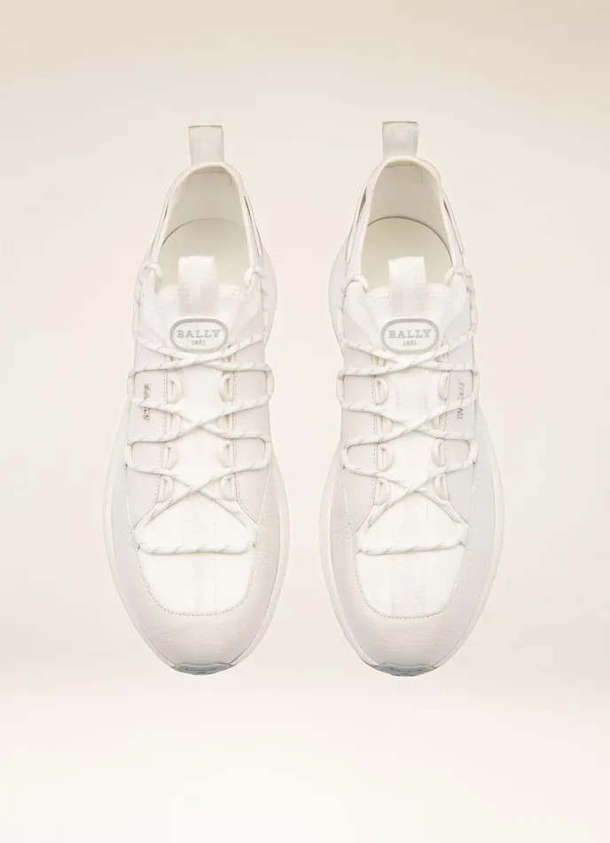 Women Bally Sneakers Delys 8211 Leather Sneakers In White